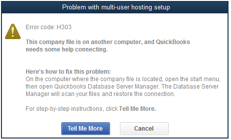 how to fix quickbooks error h303