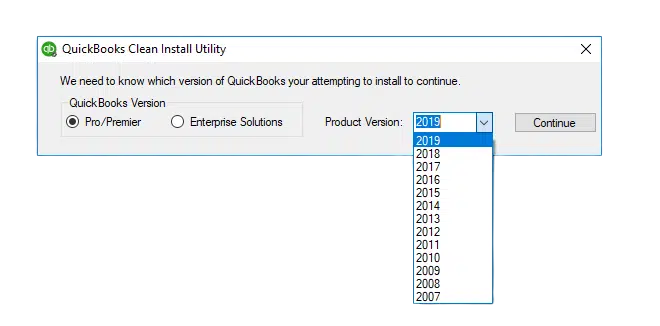 quickbooks clean install utility