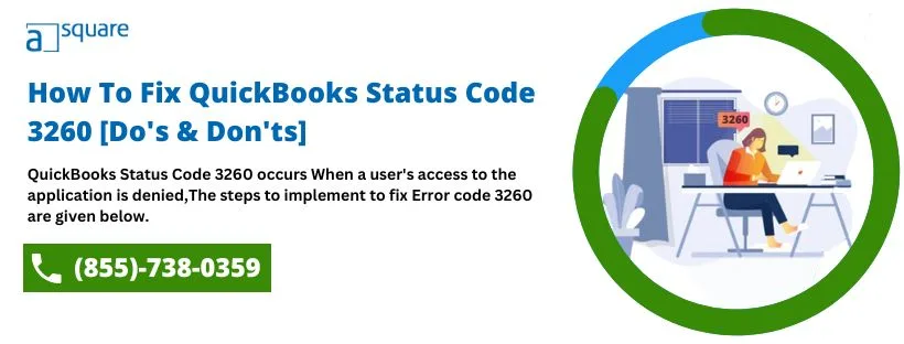 QuickBooks status code 3260