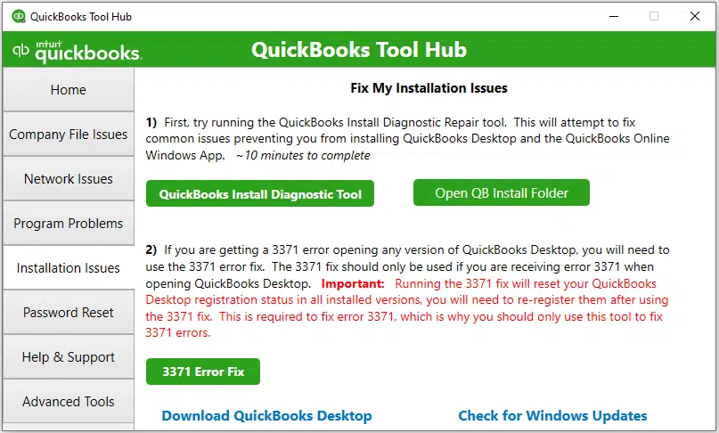 Fix QuickBooks Installation Issues