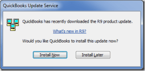 install quickbooks update service