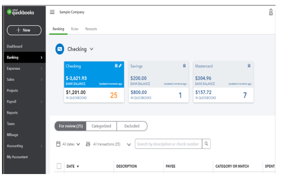 select the bank account to chase quickbooks download problem