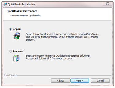 Repair QuickBooks Desktop