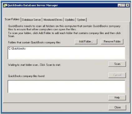 Install QuickBooks Database Server Manager