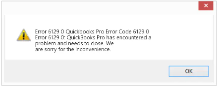 “Error code: -6129, 0: Database connection verification failure.”