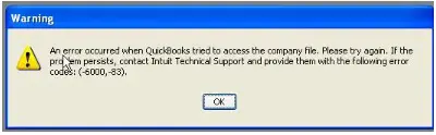 QuickBooks Error Message 6000 83 when Opening Company File