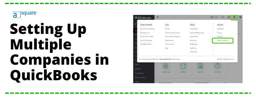 setting up multiple companies in quickbooks