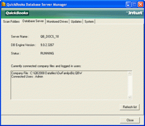download quickbooks database server manager.