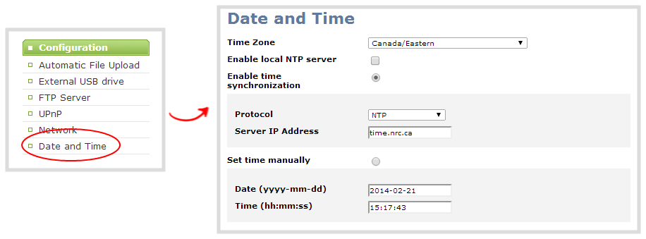 Check and verify the date and time settings.