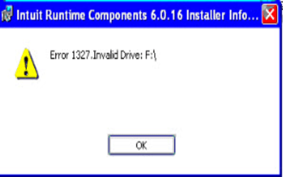 Error Code 1327 in QuickBooks Desktop.