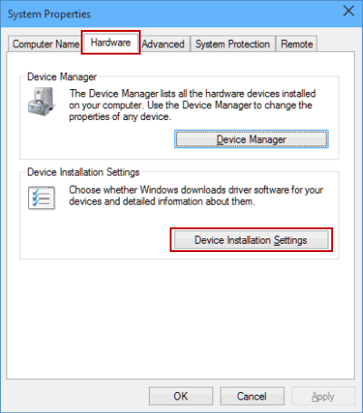 Change the Installation Drive.