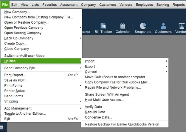 Utilities > Export > Lists to IIF Files