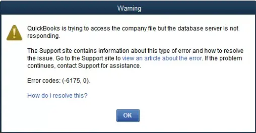 QuickBooks error 6175 0