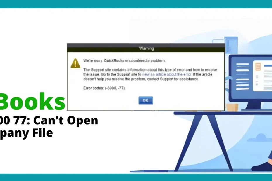 Fix QuickBooks Error 6000 77 Can’t Open the Company File