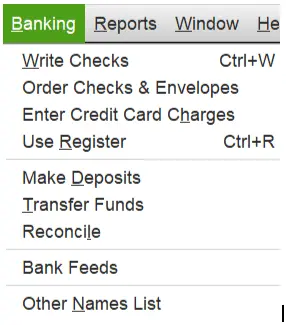 Banking Write Checks