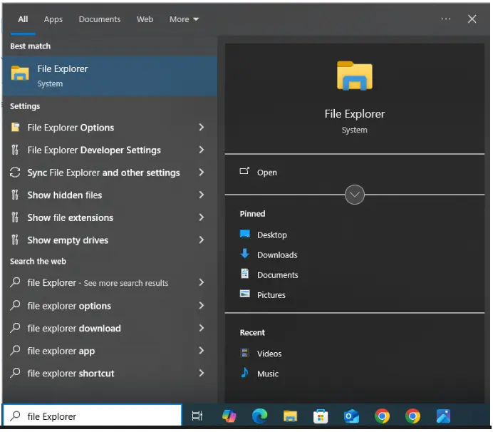 File Explorer