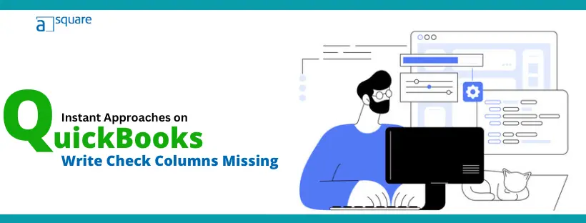 QuickBooks Write Check Columns Missing