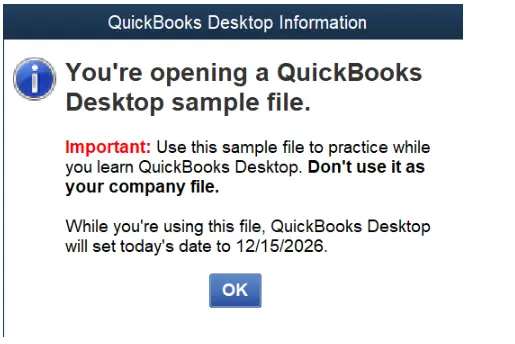 Open a Sample file