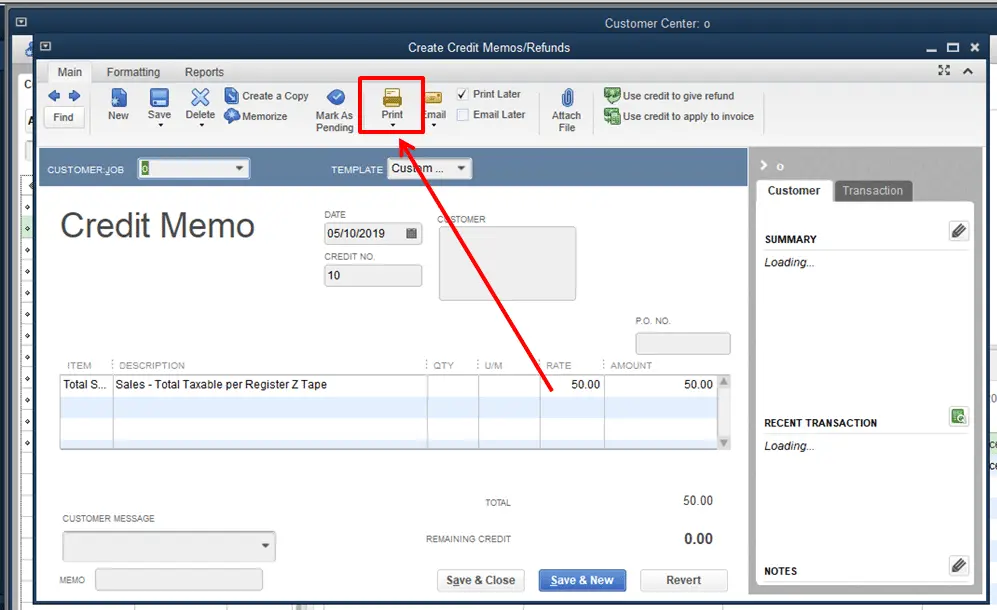 how to unapply a credit memo in QuickBooks Desktop