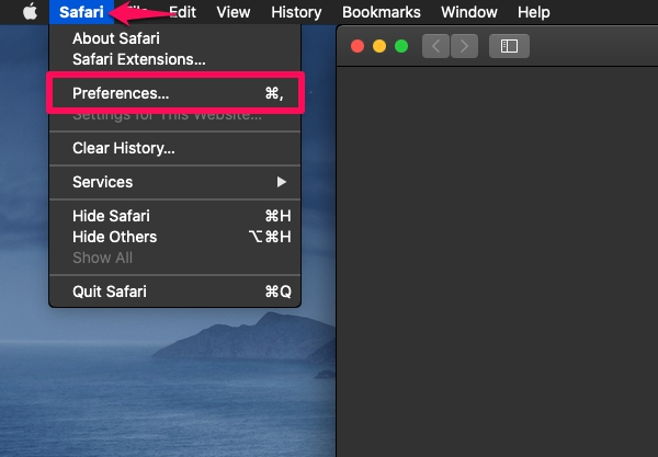 Safari-Preferences