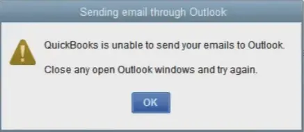 QuickBooks Email Invoices Not Working